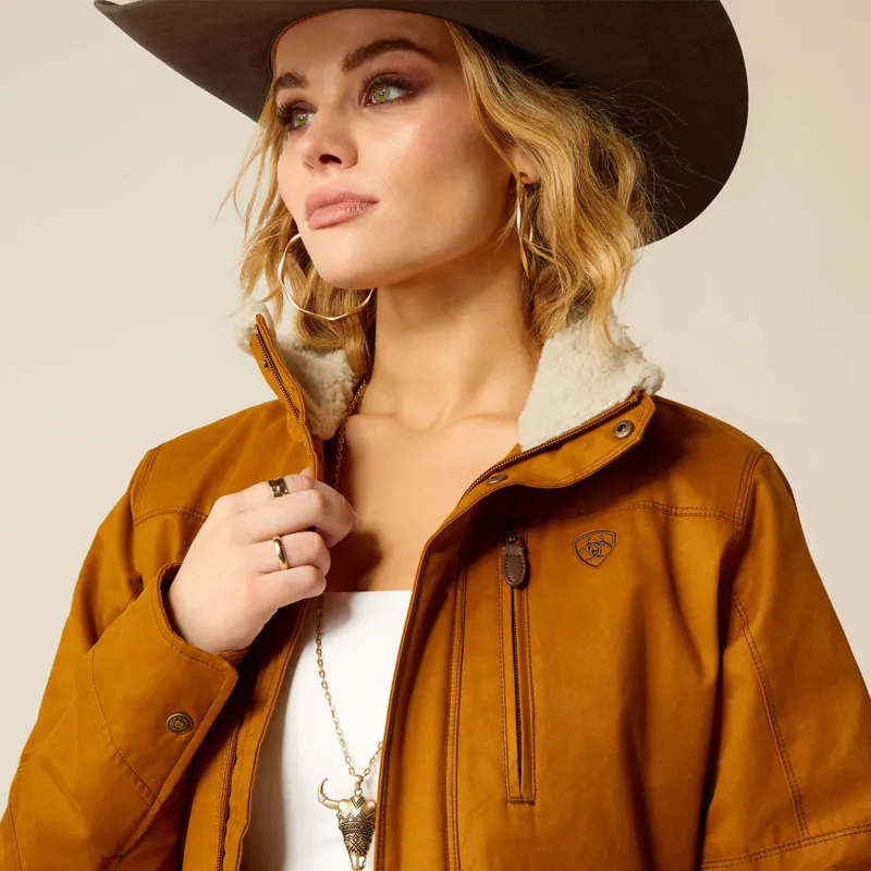 Ariat Women's Grizzly Insulated Jacket - Chestnut-4